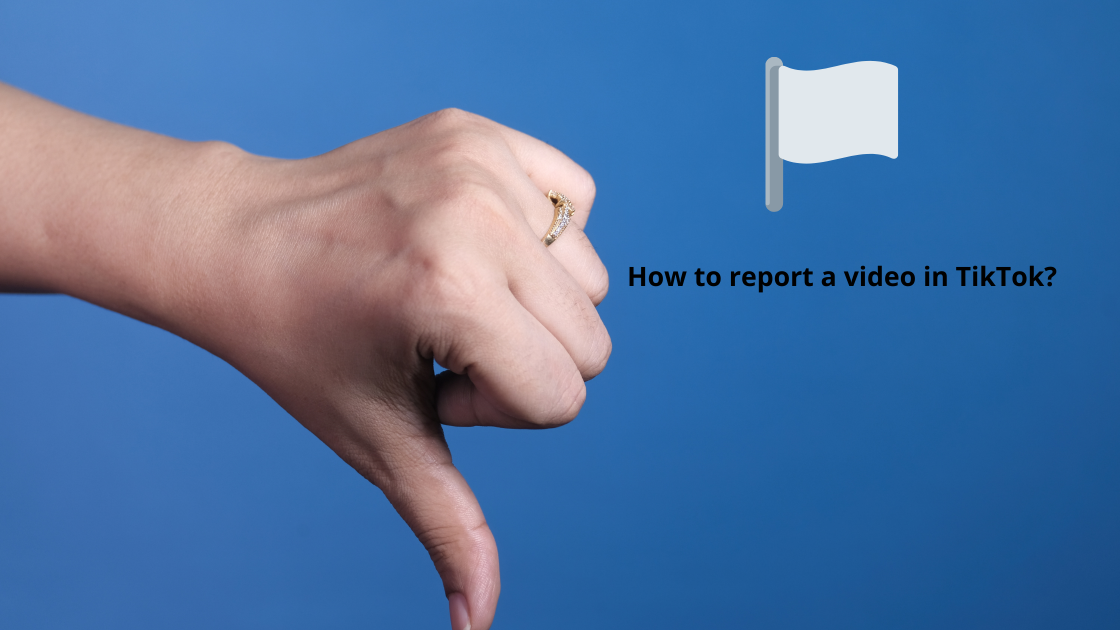 How to report a video in TikTok?